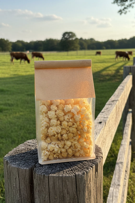 Cheesy Cheddar Texas Popcorn