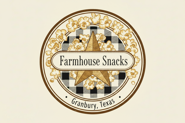 Farmhouse Snacks Logo - Granbury Texas